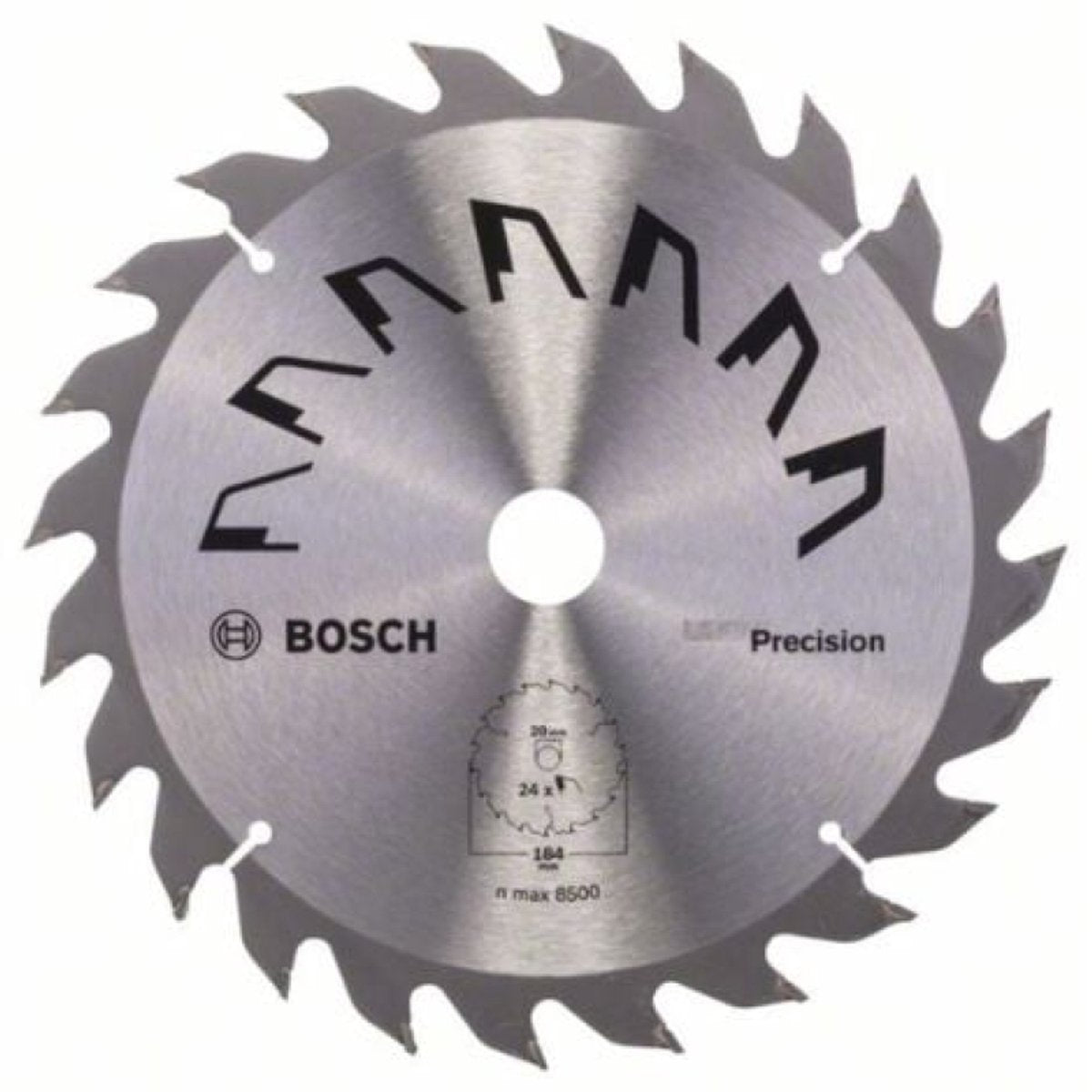 Lame de scie circulaire Bosch précision 184x2x16 -,t24 (1)