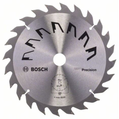 Lame de scie circulaire Bosch précision 184x2x16 -,t24 (1)