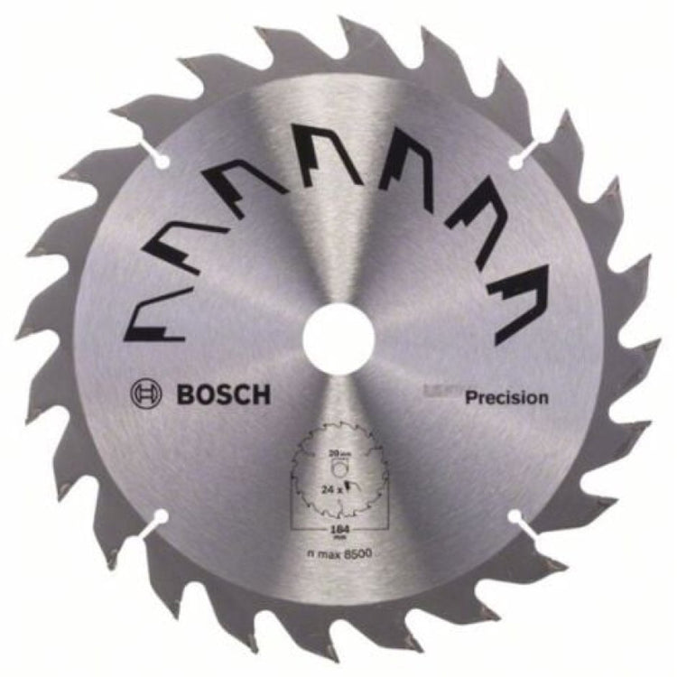 Lame de scie circulaire Bosch précision 184x2x16 -,t24 (1)