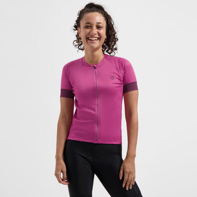 Rogelli modesta maillot de cyclisme femme - manches courtes - rose - xxl