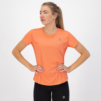 Rogelli core chemise de course femme - manches courtes - corail - s