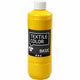 Peinture textile - jaune primaire, 500 ml