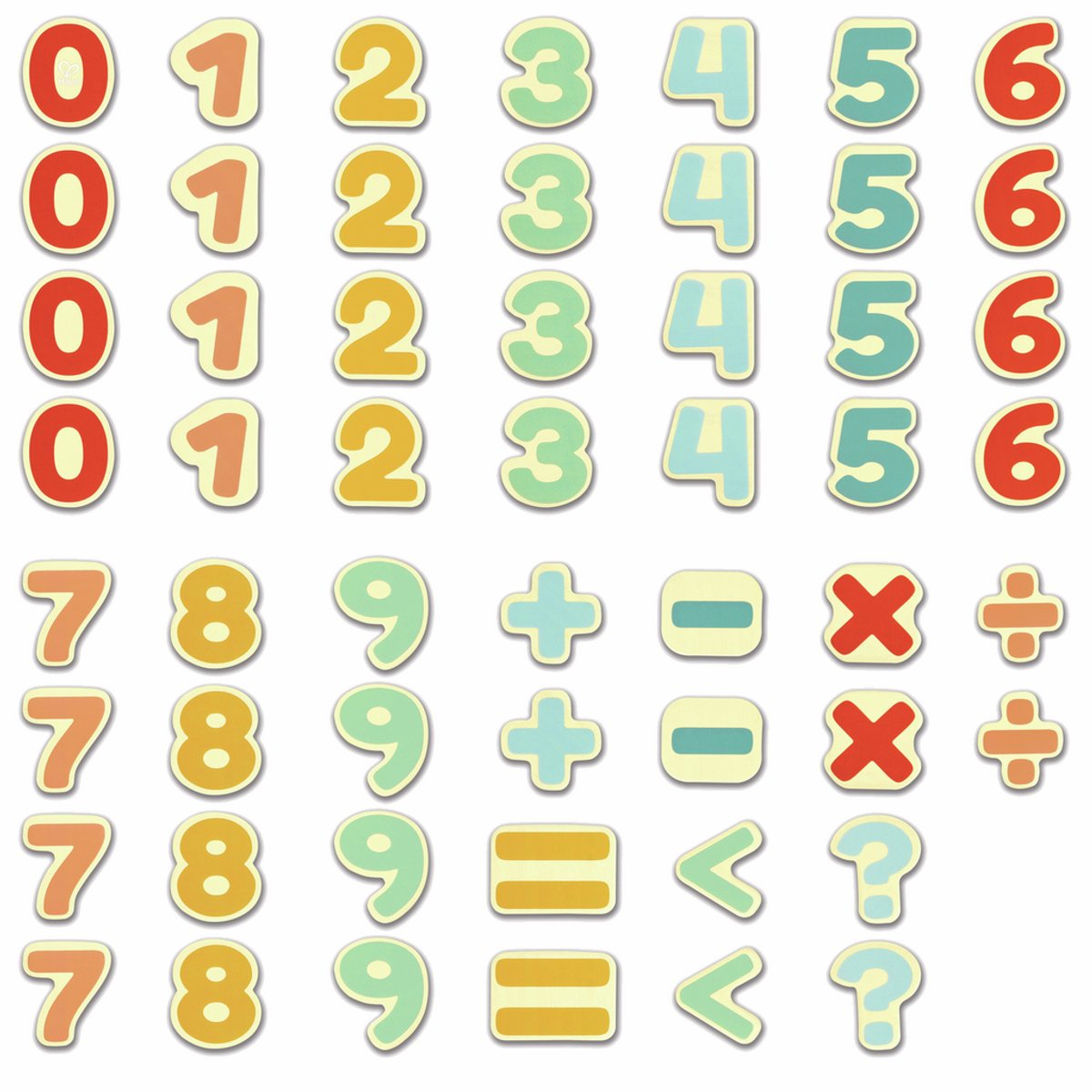 Numéros magnétiques Hape