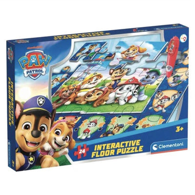Clementoni - Paw Patrol - puzzle de sol interactif - 24 pièces