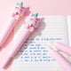 Stylo gel squishy licorne Lazy stars - 2 pcs