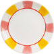 Blond Amsterdam, qui rattrape les rayures du quotidien : assiette 22 cm rose jaune