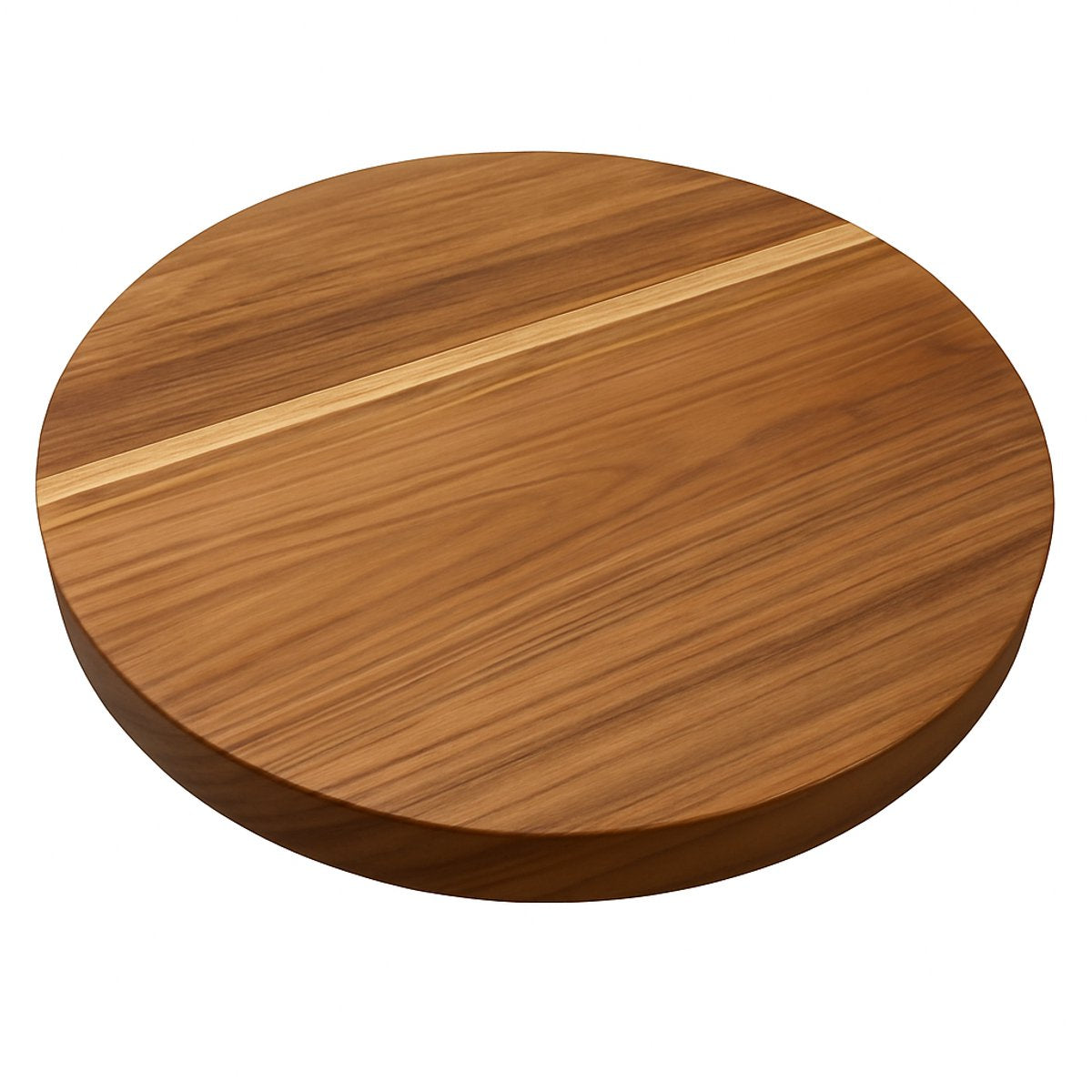 Billot culinaire de base - bois de teck - certifié FSC Flegt - durable - rond - 45 x 6 cm