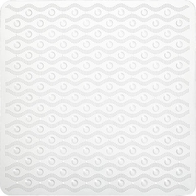 Goutte à goutte en peau de phoque - tapis antidérapant 55x55 cm - PVC - transparent