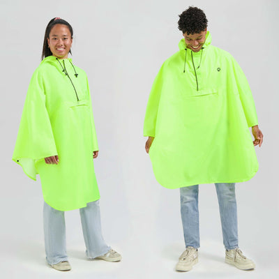 Poncho de pluie Rogelli Commuter Core - imperméable - jaune fluo - taille unique