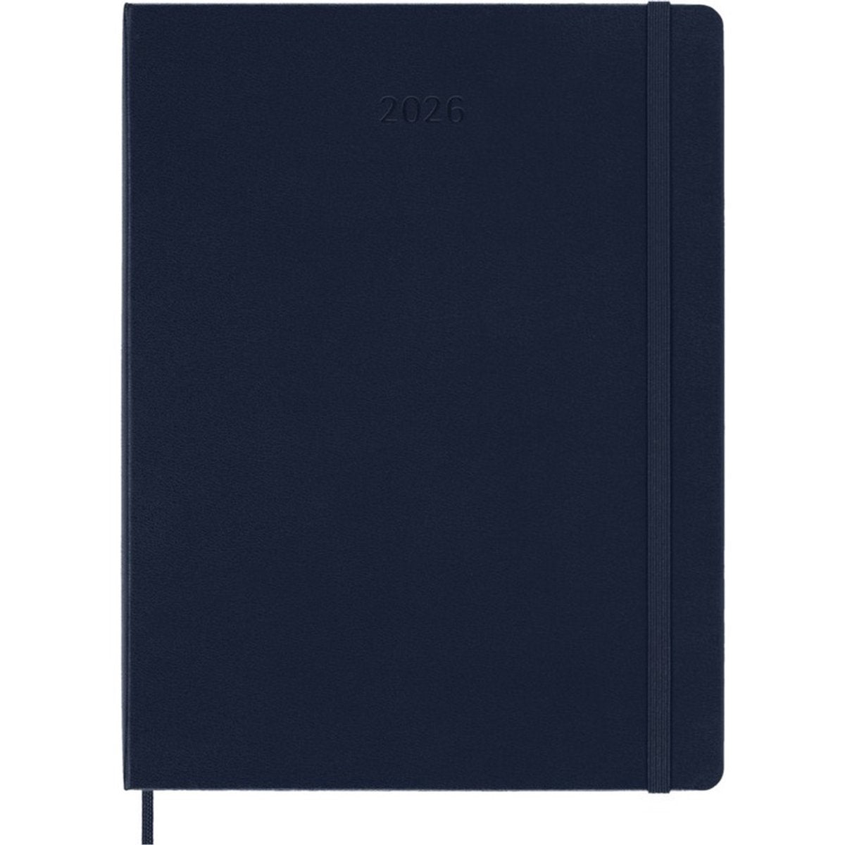 Agenda Moleskine 12 mois - 2026 - hebdomadaire - xl - couverture rigide - bleu saphir