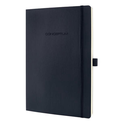 Carnet Sigel - conceptum pure - a4 - noir - couverture souple - 194 pages - 80 grammes - points - si-co308