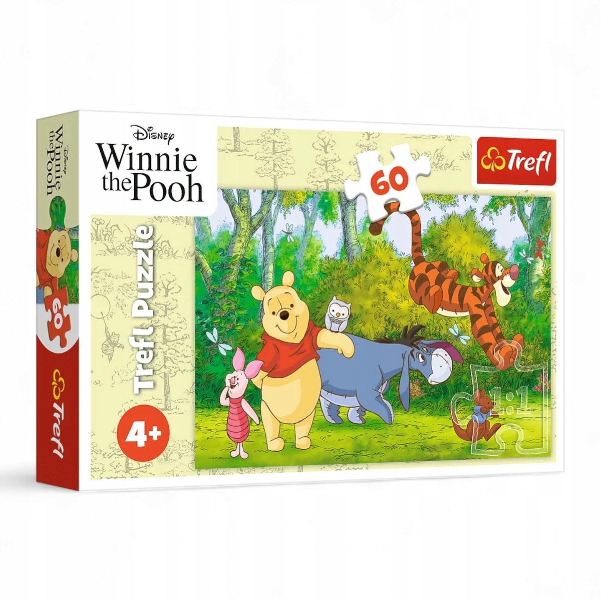 Puzzle Trefl 60 pièces - Winnie l'ourson savoureux miel