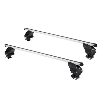 Jeu de barres de toit Twinny Load A51 - barres de toit en aluminium - prêtes à l'emploi - verrouillables - homologué TüV-GS - capacité de charge maximale 50 kg