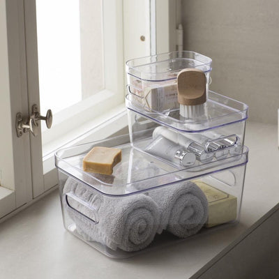 Smartstore - boîte de rangement compacte l 15,4 litres - plastique - transparent