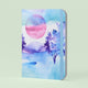 Carnet Peter Pauper taille moyenne - reflets - avec fermeture élastique - 16x21 cm