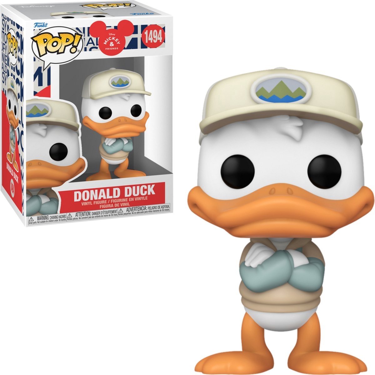 Funko pop disney : amis mickey - donald duck pop #1494