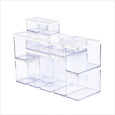Rotho loft - ensemble de boîtes de conservation premium 19 pièces - hermétique - passe au lave-vaisselle - blanc