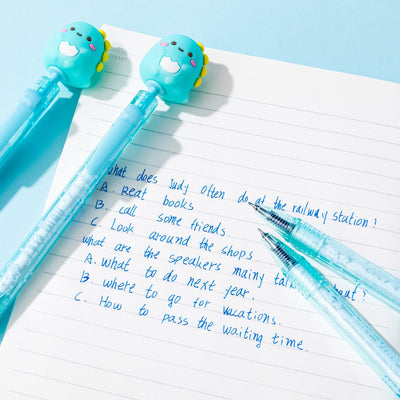 Stylo gel dinosaure Lazy stars - 2 pcs