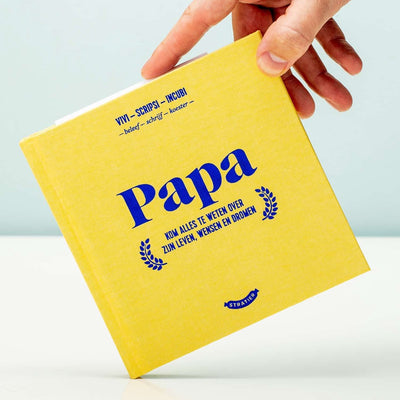 Livre à remplir pour papa Stratier