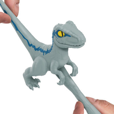 Goo jit zu dinosaure orignal jouets dino bleu monde jurassique 14 cm
