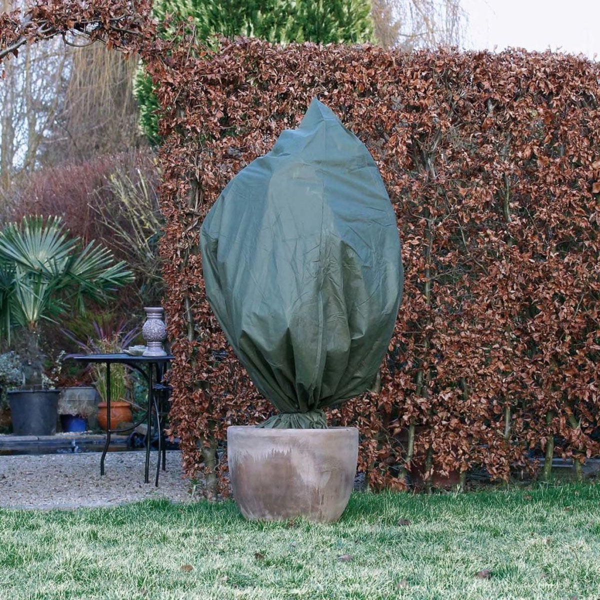 Couverture d'hiver de la nature avec fermeture éclair, pour grand médit