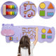 Vigatoys viga toys - hippopotame - plateau de jeu mural - multi
