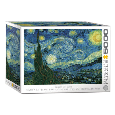 Eurographics - la nuit étoilée - Vincent Van Gogh - 5000 pièces 101,5×152,5cm (l×h) - puzzle d'art