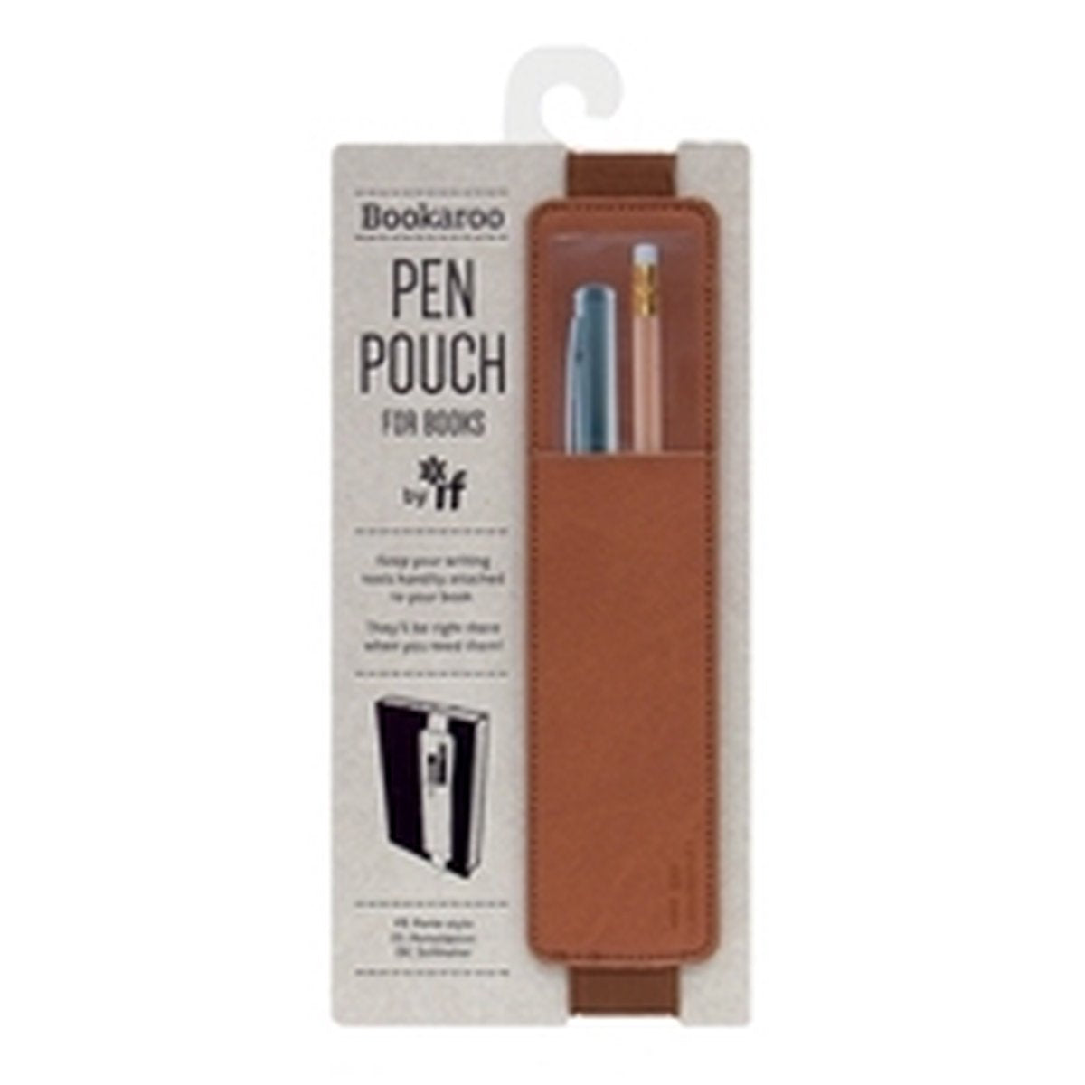 Pochette à stylo Bookaroo - marron