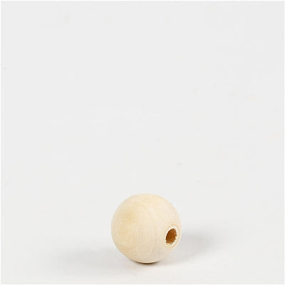 Perle en bois Creativ company, d 15 mm, diamètre du trou 3 mm, 500 pièces 1 boîte