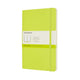 Carnet classique Moleskine - grand - couverture souple - vierge - vert citron