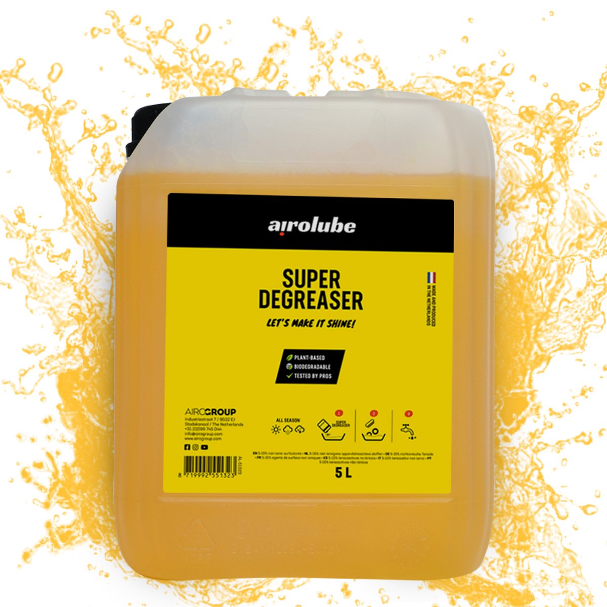 Dégaser Super Dégmessage 5 litres Jaune