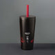 Bialetti Stranger Things - tasse thermos avec paille - acier inoxydable - 600 ml - brille dans le noir - gobelet de voyage