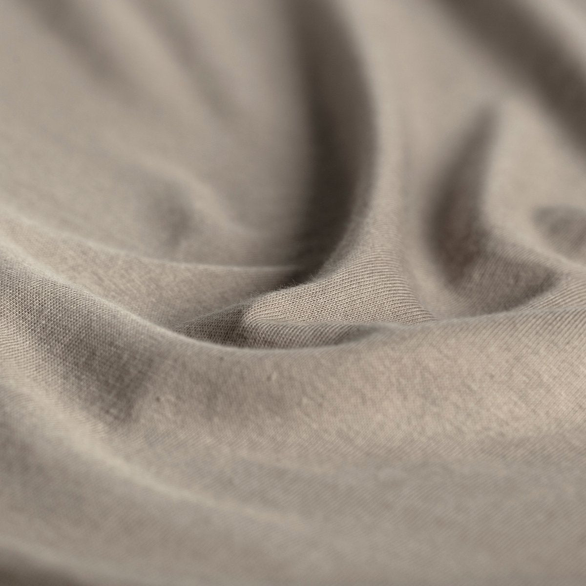 Cendrillon - drap-housse surmatelas - hauteur de matelas jusqu'à 15 cm - jersey double - 80-90x200 210 cm - taupe