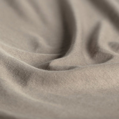 Cendrillon - drap-housse surmatelas - hauteur de matelas jusqu'à 15 cm - jersey double - 80-90x200 210 cm - taupe