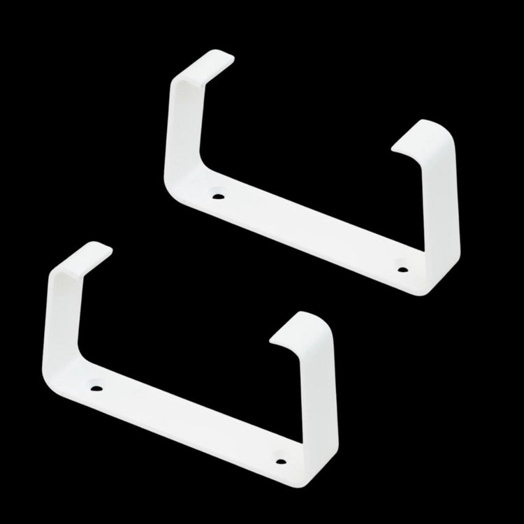 Starx support de montage plastique pour conduit de ventilation rectangulaire 110x54mm blanc - par 2 pièces (45.707.31)