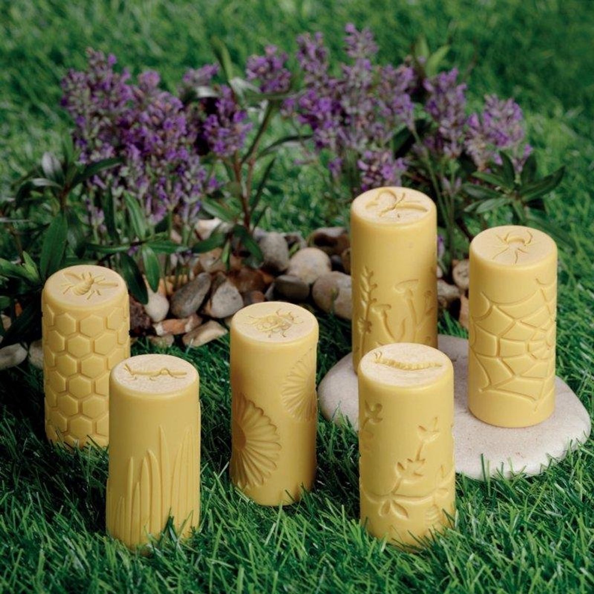 Rouleaux d'argile porte jaune roulons - insectes + 2 ans