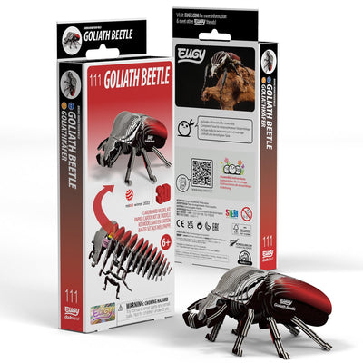 Puzzle 3D Eugy - coléoptère goliath - insectes - durable - collectionnez-les tous - 6 ans