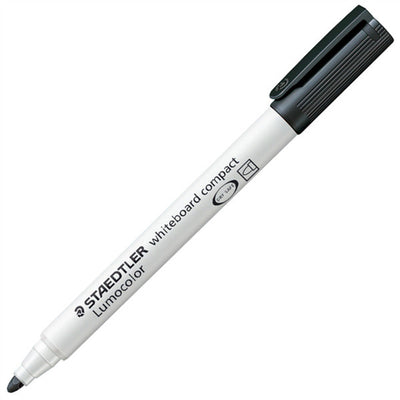 Staedtler marqueur pour tableau blanc lumocolor compact noir 10 pièces