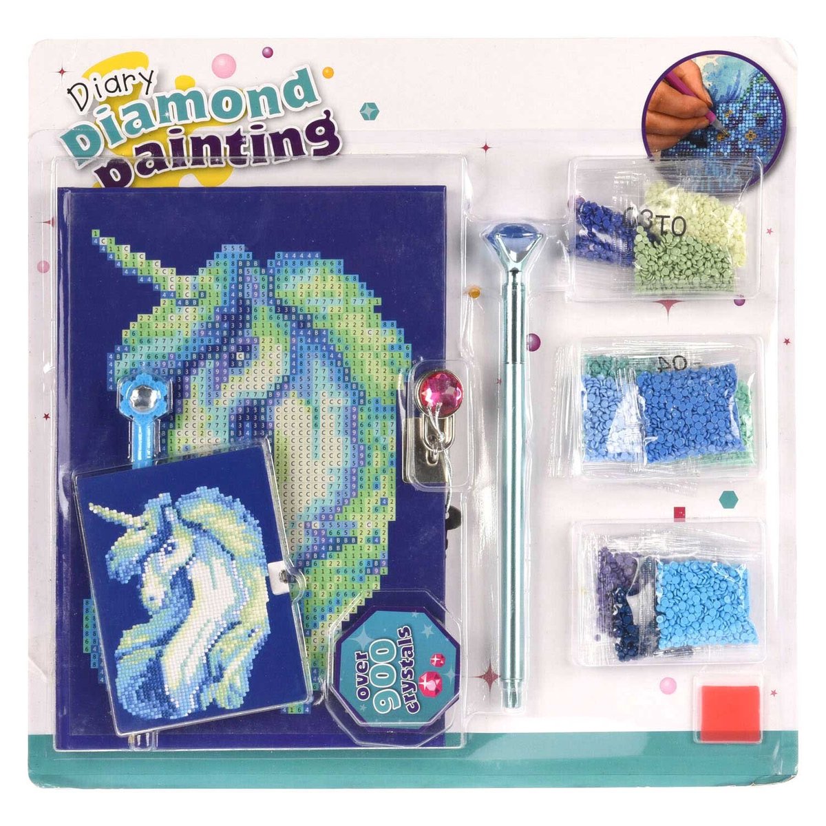 Ensemble de journaux de peinture de diamant