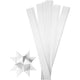 Creativ company bandes de tressage, l: 73 cm, d 11,5 cm, l: 25 mm, blanc, 100 bandes 1 boîte
