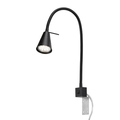 Briloner tuso - applique - lampe de chevet - incl. lumière blanc chaud 3 000 k - gu10 - noir - métal - 40,3 x 21,7 x 5,8 cm