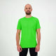 Rogelli promo chemise de running homme - manches courtes - vert - m