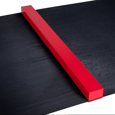 Engelhart Dart Oche Wood Rouge 60 cm – Ligne de lancer pour fléchettes – Marquage au sol pour une distance de lancer correcte – Accessoire pour cible de fléchettes – Longfield