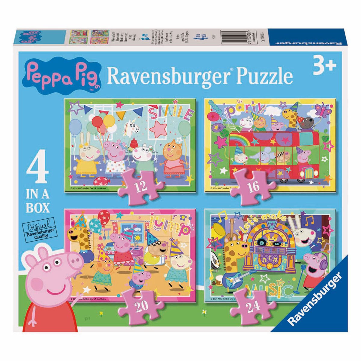 Ravensburger puzzle Peppa Pig - 4 puzzles