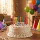 Ensemble de bougies d'anniversaire Party Casa sans marque sans marque 13 pièces - bougies de gâteau de joyeux anniversaire - bougies de fête avec supports - bougies de fête pour gâteau d'anniversaire - accessoires d'anniversaire