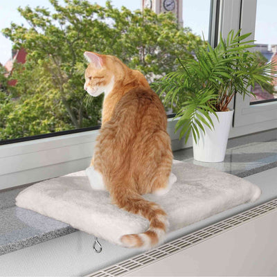 Trixie Cat Basket Plateau Plateau Fenceau Gris clair