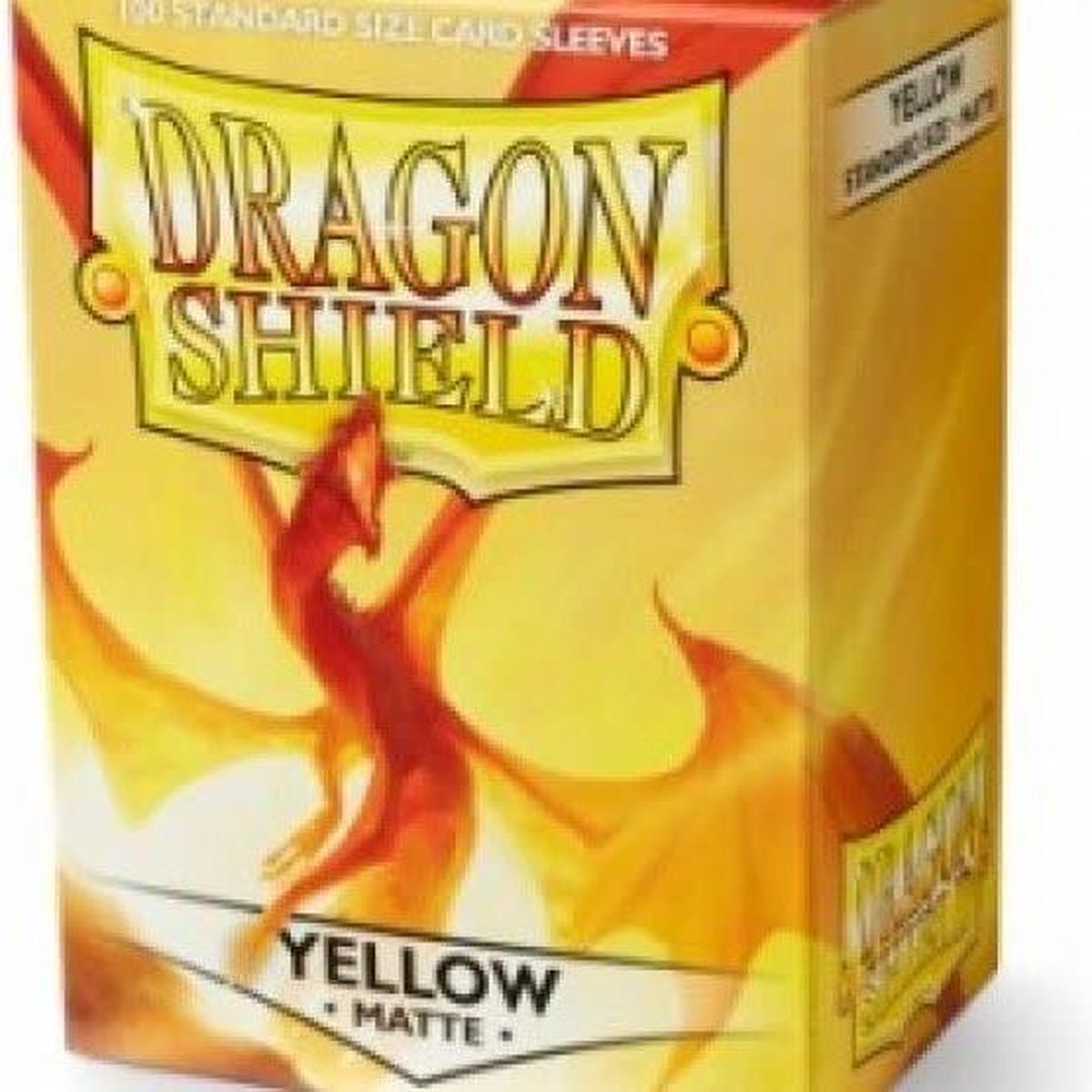 Dragon Shield TCG Sleeves - - jaune jaune taille standard