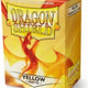Dragon Shield TCG Sleeves - - jaune jaune taille standard