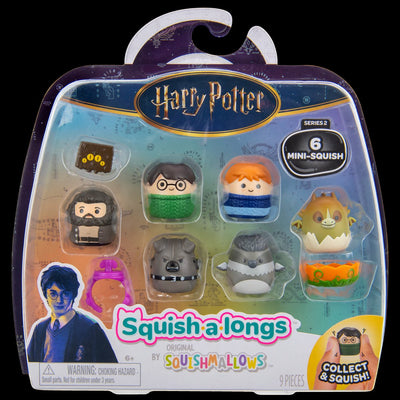 Squishmallows squish-a-longs - pack de 6 figurines Harry Potter style 1 w2