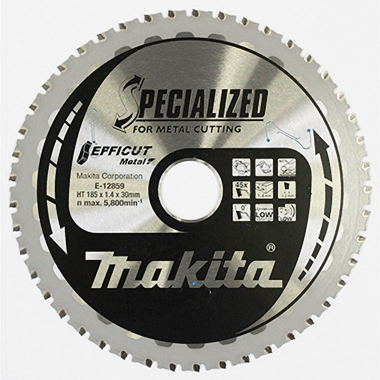 Accessoires Makita lame de scie circulaire acier | efficacité 185x30x1.4 45t 0g - e-12859 e-12859